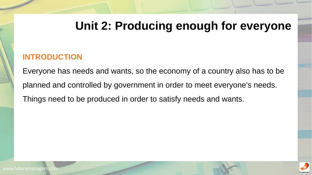 Economic and Management Sciences NQF1 Chapter 1: - slide 8 of 212