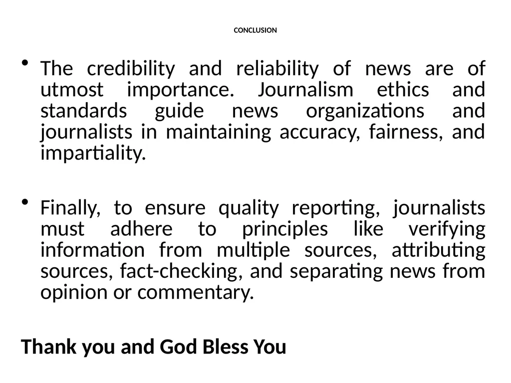 THE TECHNIQUES OF NEWS AND FEATURE WRITING A - slide 47 of 50
