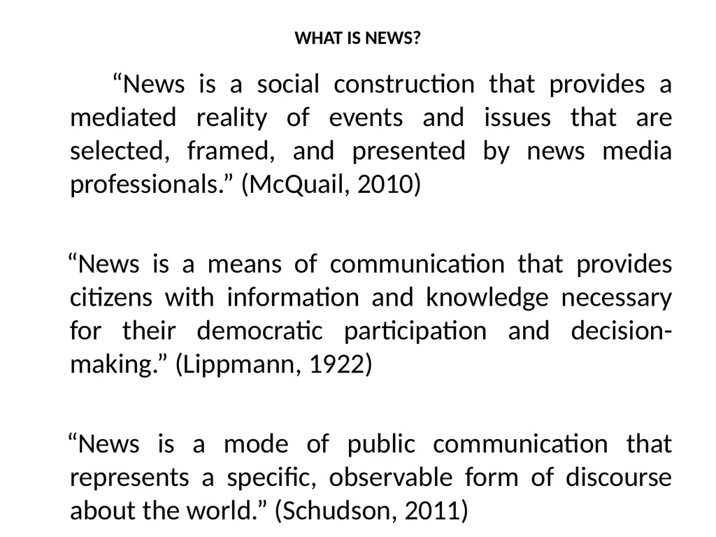 THE TECHNIQUES OF NEWS AND FEATURE WRITING A - slide 13 of 50