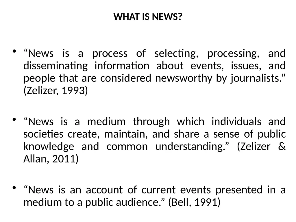 THE TECHNIQUES OF NEWS AND FEATURE WRITING A - slide 14 of 50
