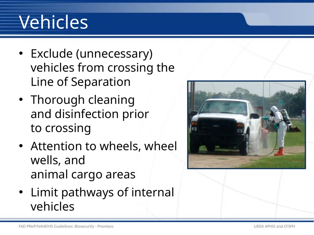 Biosecurity Premises Biosecurity for Bioexclusion - slide 18 of 26