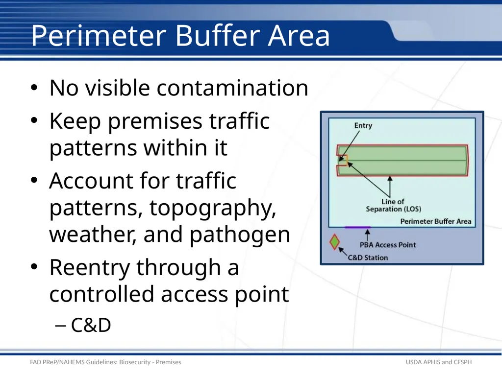 Biosecurity Premises Biosecurity for Bioexclusion - slide 12 of 26