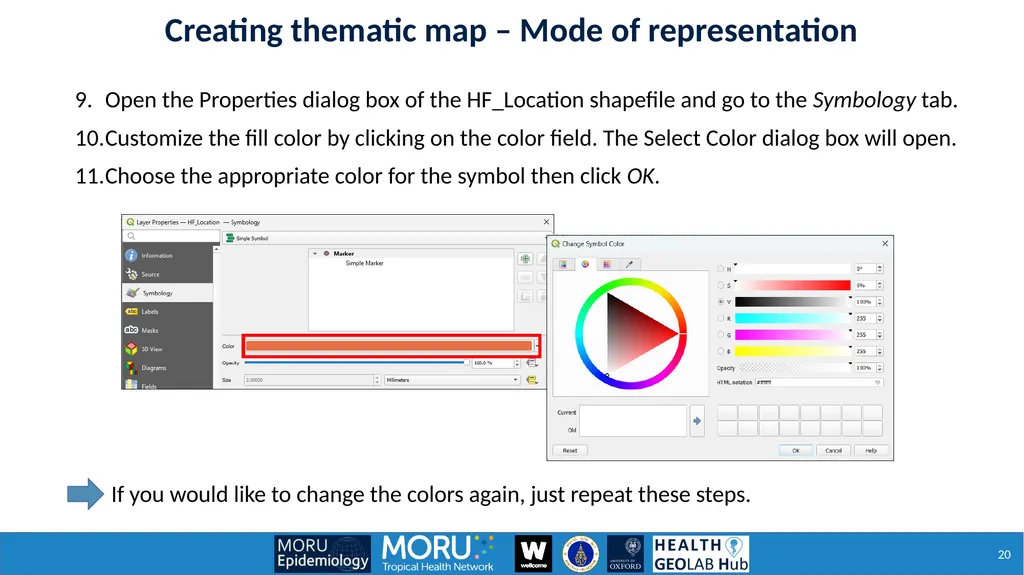 Exercise 5.C: Creating a thematic maps using QGIS - slide 20 of 39