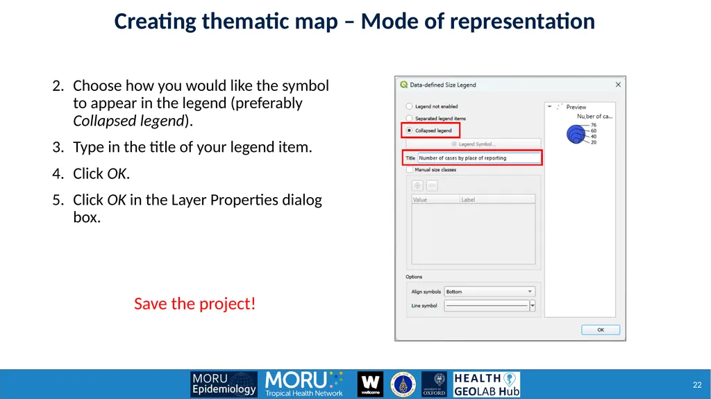 Exercise 5.C: Creating a thematic maps using QGIS - slide 22 of 39