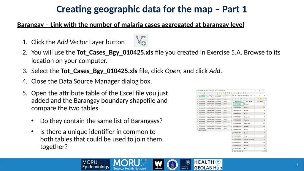 Exercise 5.C: Creating a thematic maps using QGIS - slide 7 of 39