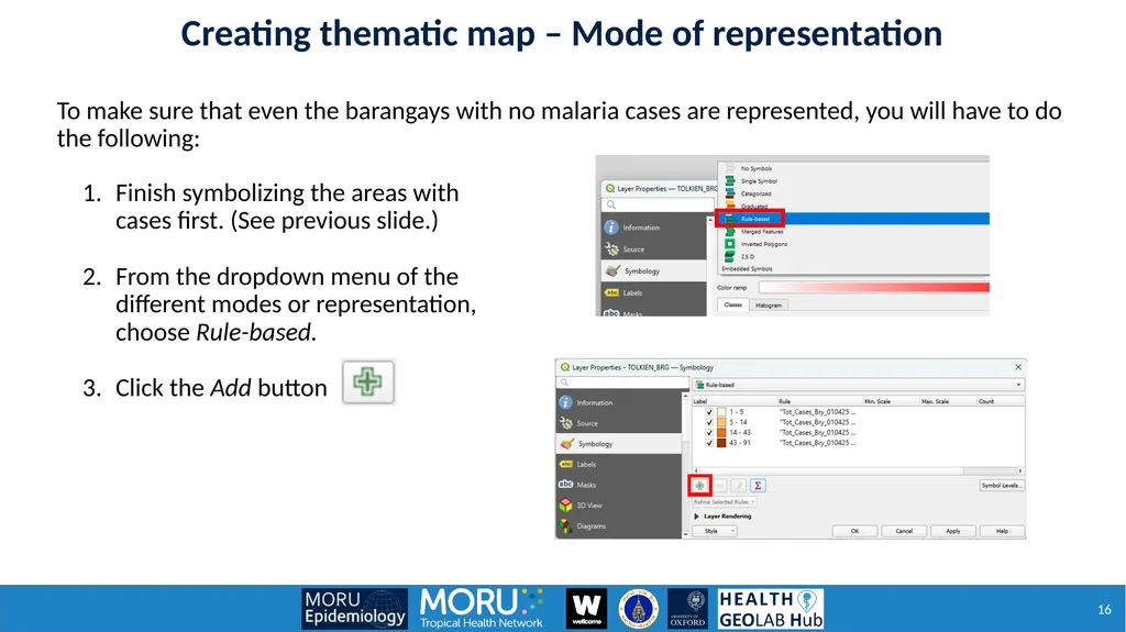 Exercise 5.C: Creating a thematic maps using QGIS - slide 16 of 39