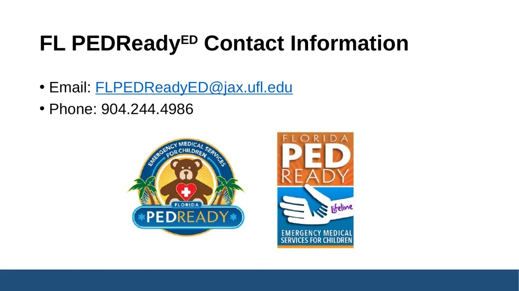 Florida EMSC Pediatric, Trauma, and Maternal - slide 42 of 45