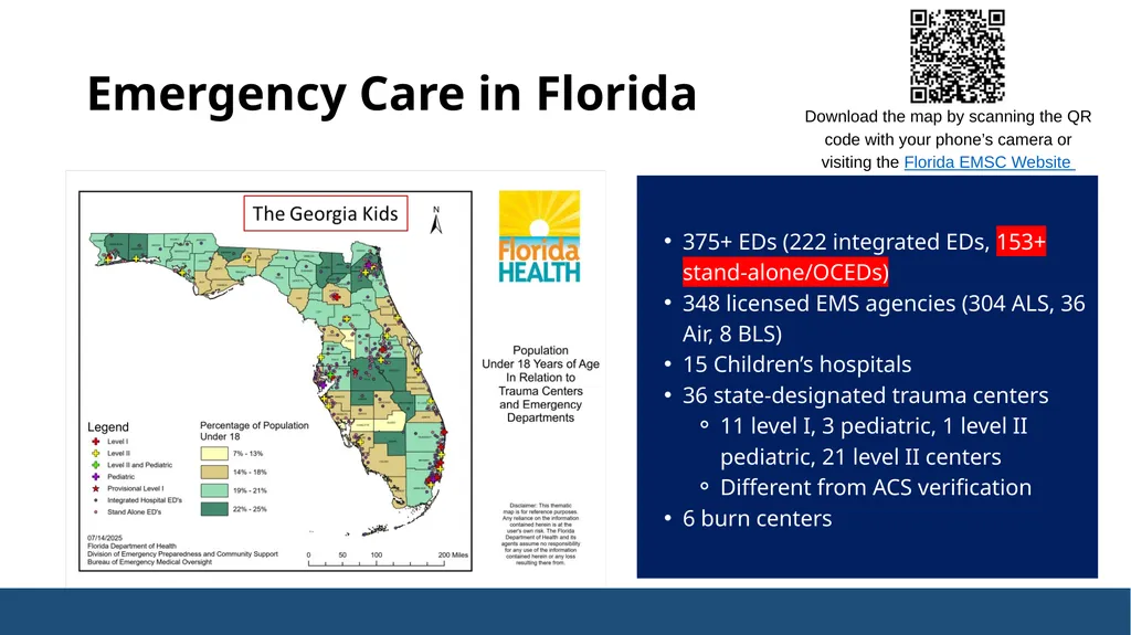 Florida EMSC Pediatric, Trauma, and Maternal - slide 8 of 45