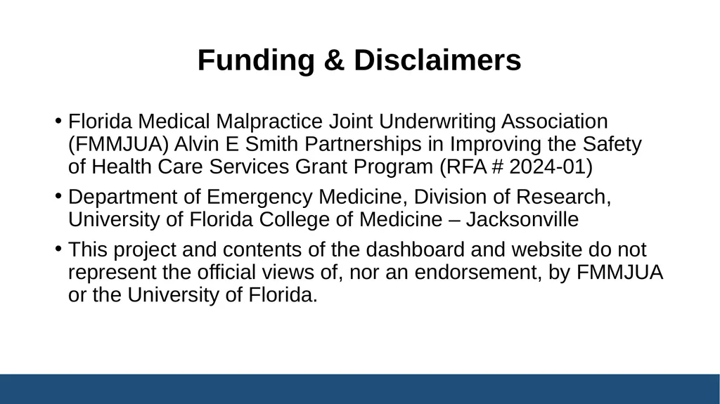 Florida EMSC Pediatric, Trauma, and Maternal - slide 4 of 45