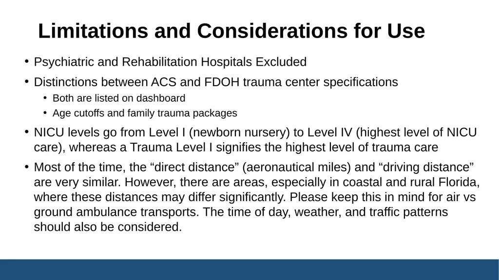 Florida EMSC Pediatric, Trauma, and Maternal - slide 14 of 45