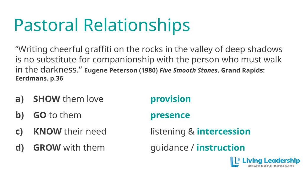 Paul Coulter www.livingleadership.org How to Help - slide 33 of 52