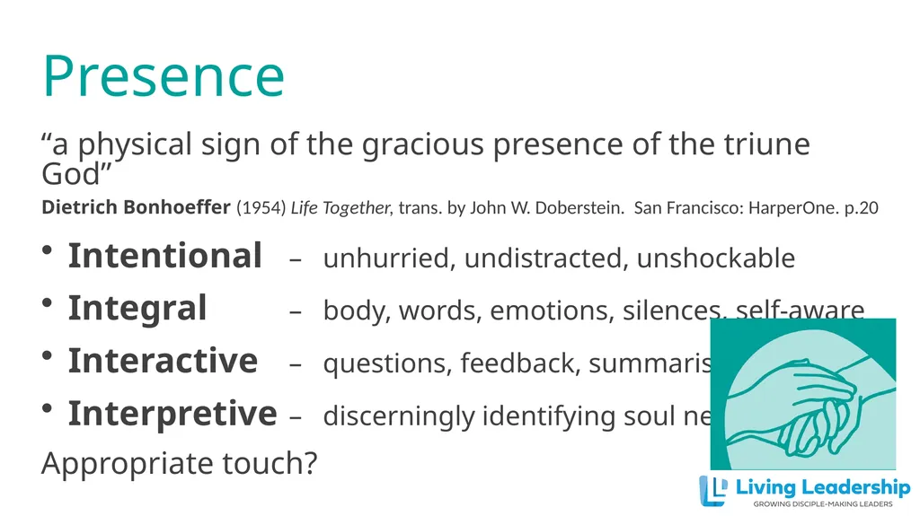 Paul Coulter www.livingleadership.org How to Help - slide 20 of 52