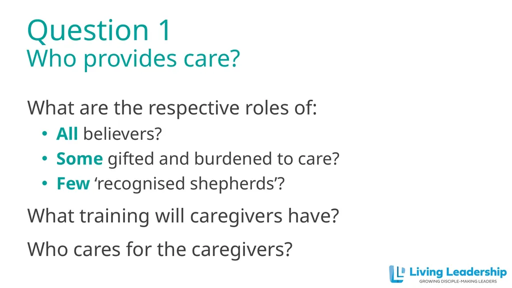 Paul Coulter www.livingleadership.org How to Help - slide 39 of 52