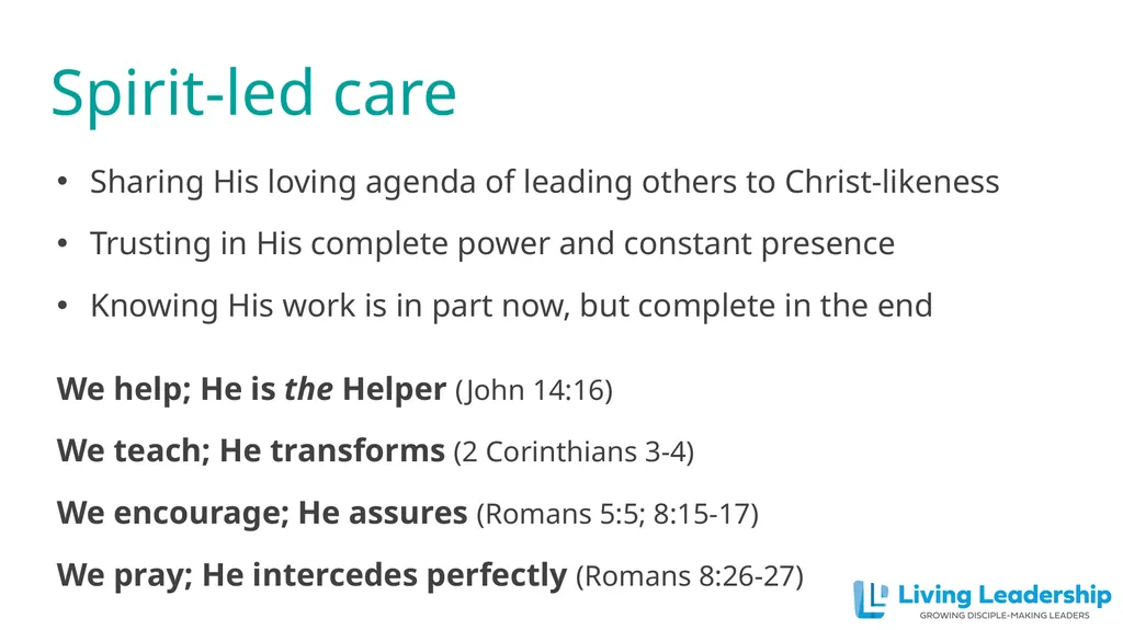 Paul Coulter www.livingleadership.org How to Help - slide 15 of 52