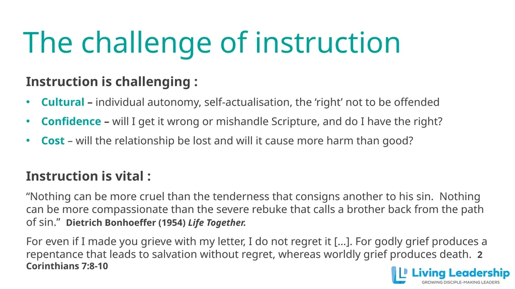 Paul Coulter www.livingleadership.org How to Help - slide 24 of 52