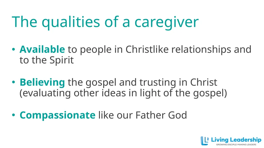 Paul Coulter www.livingleadership.org How to Help - slide 34 of 52