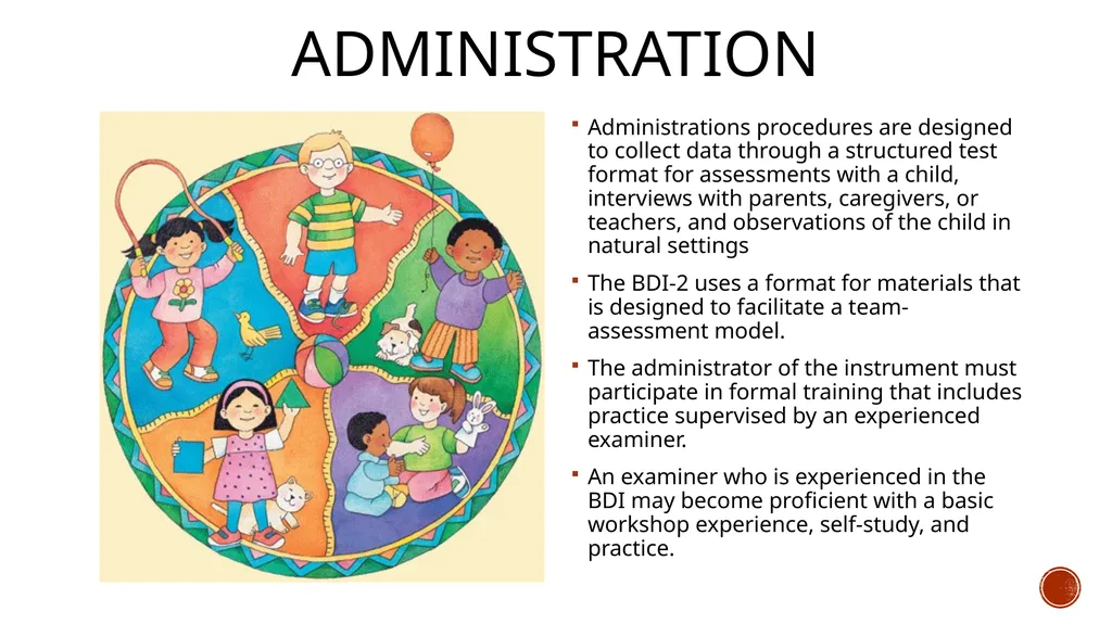 The Battelle Developmental Inventory 2nd Edition - slide 6 of 23