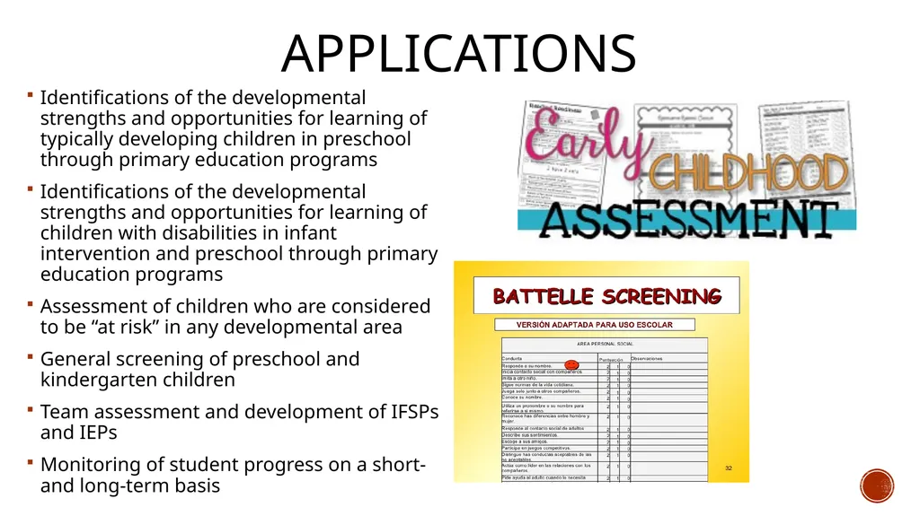 The Battelle Developmental Inventory 2nd Edition - slide 4 of 23