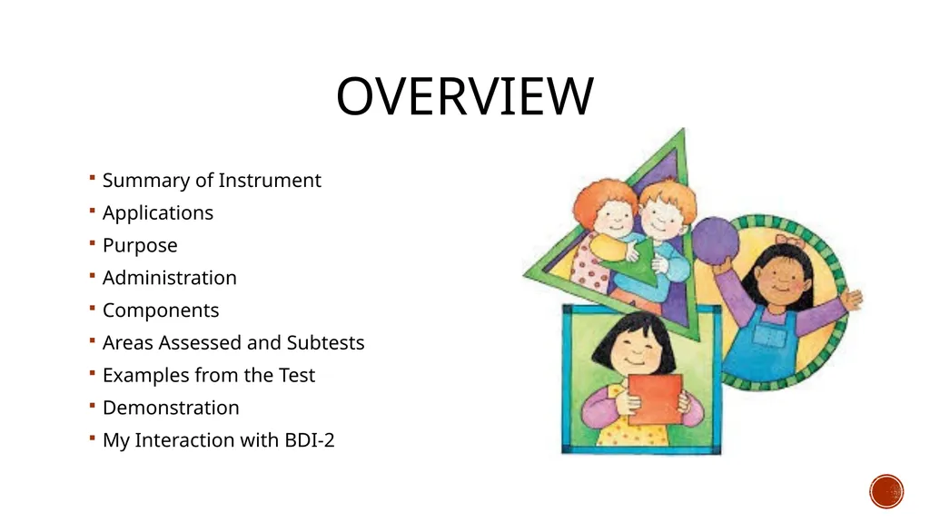 The Battelle Developmental Inventory 2nd Edition - slide 2 of 23