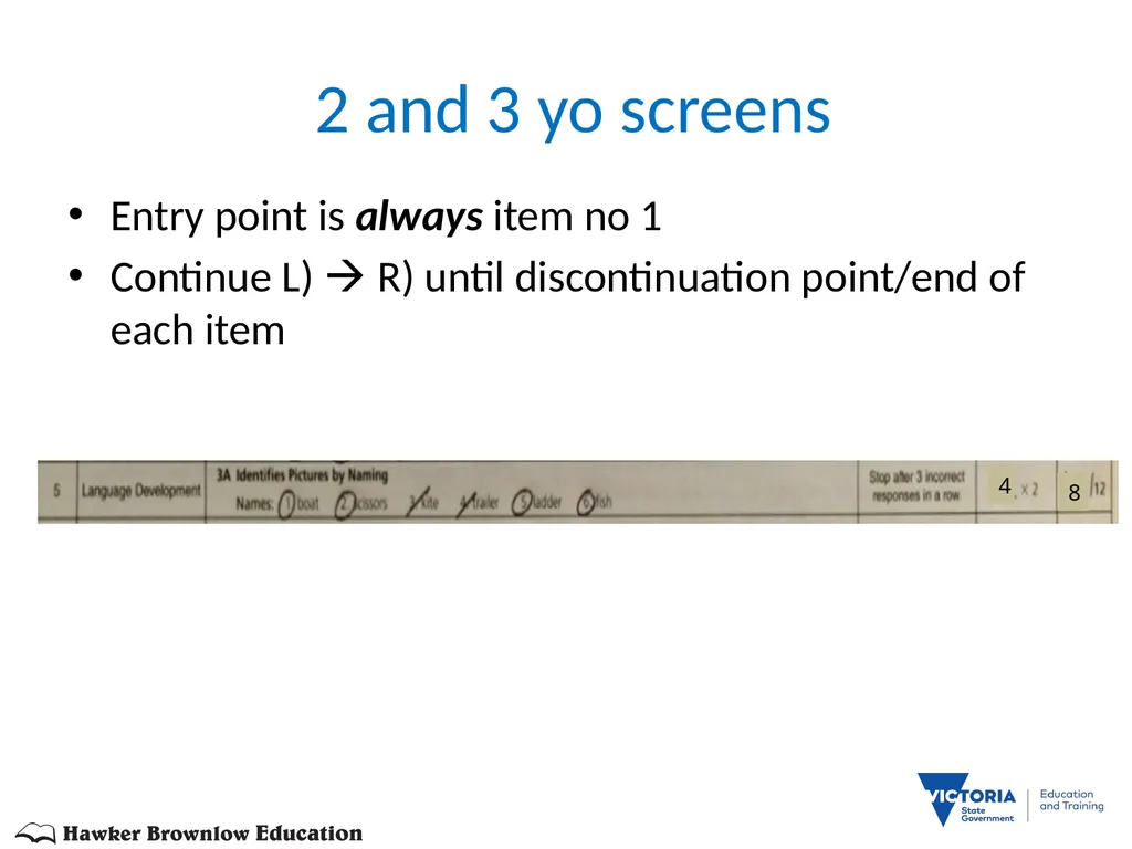 BRIGANCE III TRAINERS PRESENTATION MATERNAL AND - slide 115 of 153