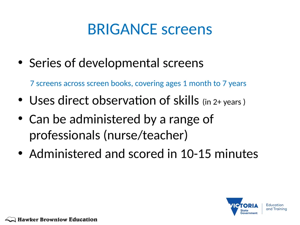 BRIGANCE III TRAINERS PRESENTATION MATERNAL AND - slide 13 of 153