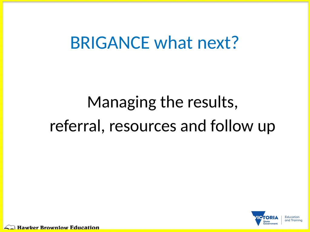 BRIGANCE III TRAINERS PRESENTATION MATERNAL AND - slide 131 of 153
