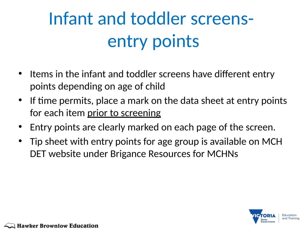 BRIGANCE III TRAINERS PRESENTATION MATERNAL AND - slide 111 of 153