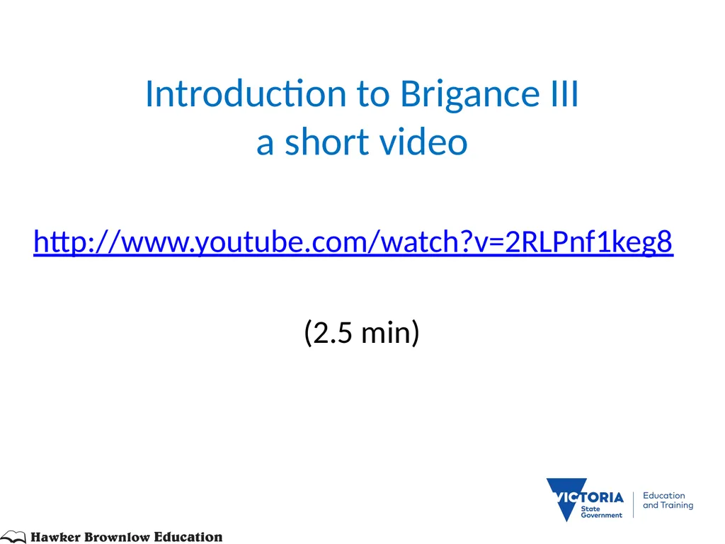 BRIGANCE III TRAINERS PRESENTATION MATERNAL AND - slide 12 of 153