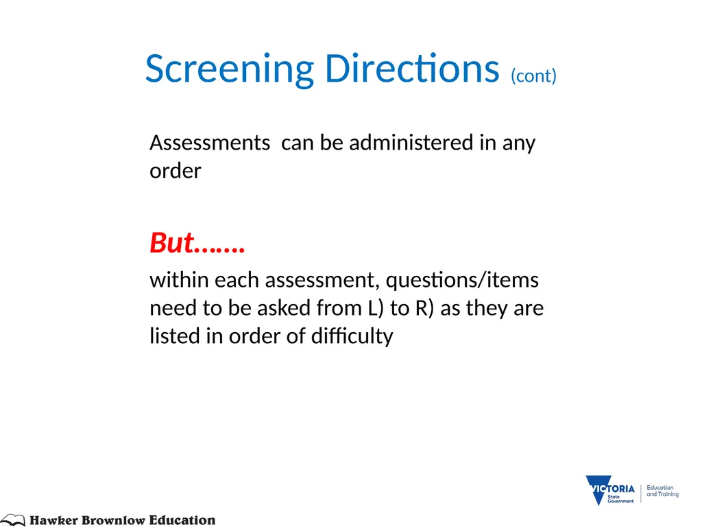 BRIGANCE III TRAINERS PRESENTATION MATERNAL AND - slide 60 of 153