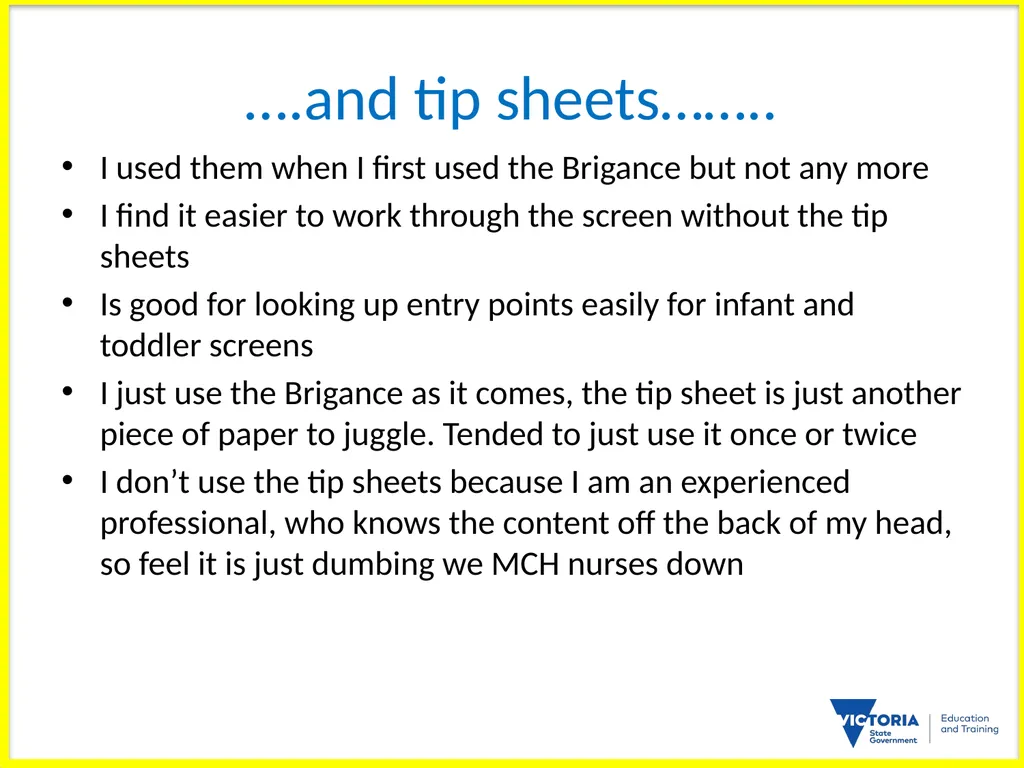 BRIGANCE III TRAINERS PRESENTATION MATERNAL AND - slide 108 of 153