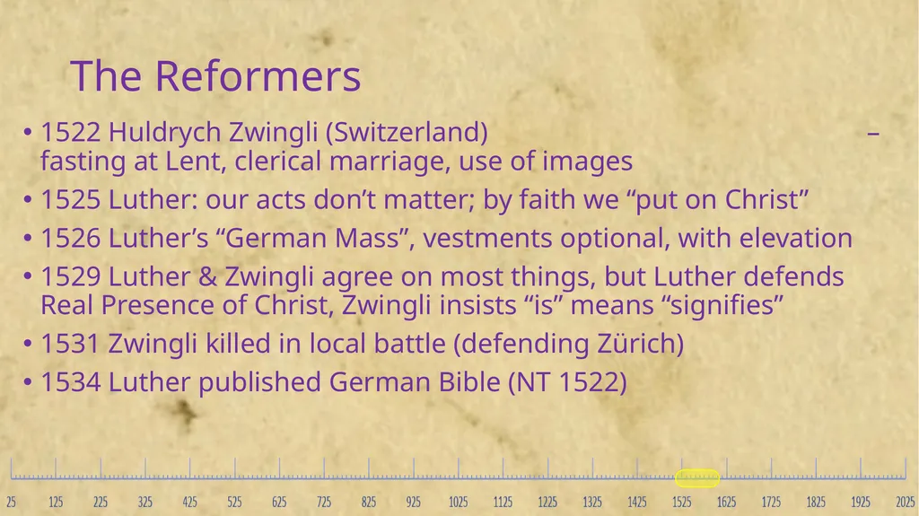 Church History A History of People and Ideas Key - slide 59 of 90
