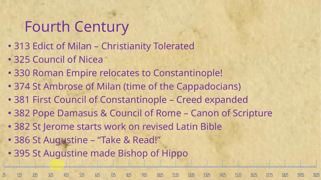 Church History A History of People and Ideas Key - slide 20 of 90