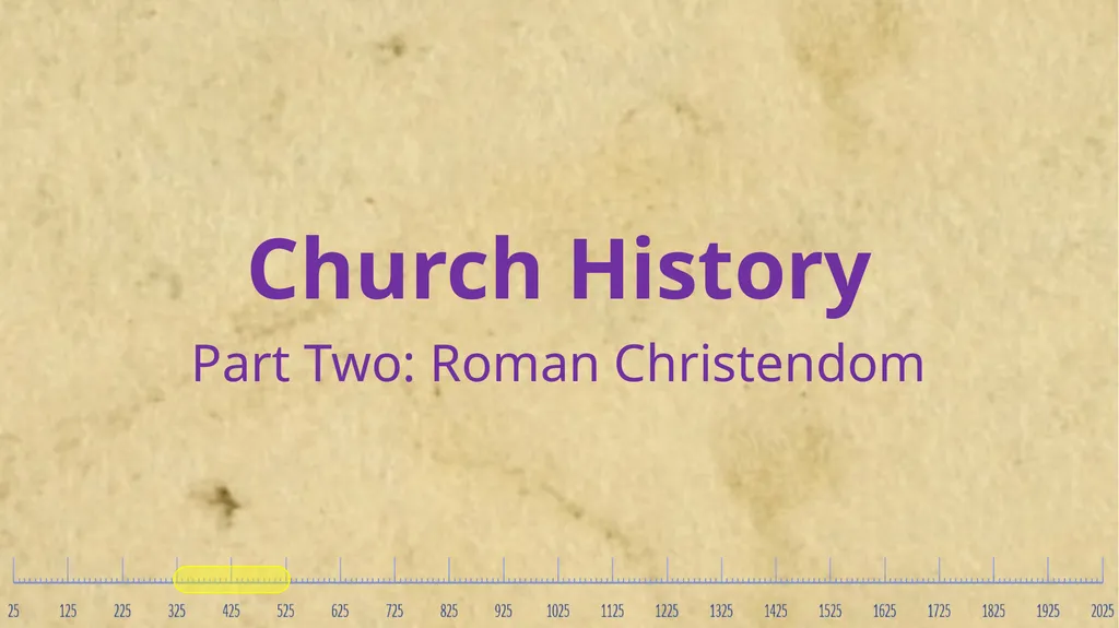 Church History A History of People and Ideas Key - slide 14 of 90