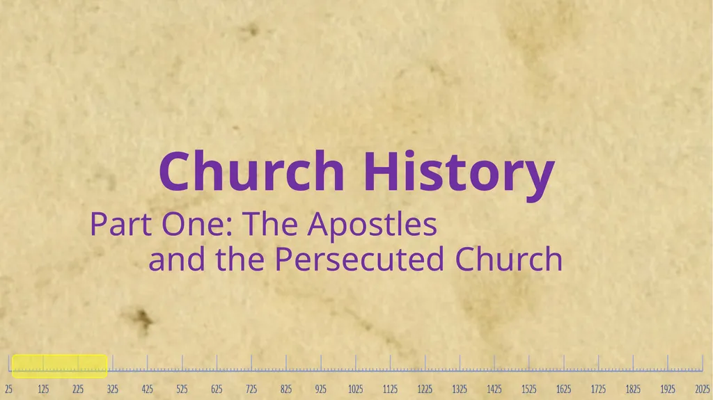 Church History A History of People and Ideas Key - slide 3 of 90