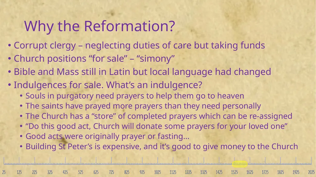 Church History A History of People and Ideas Key - slide 57 of 90