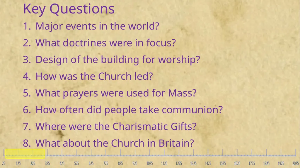 Church History A History of People and Ideas Key - slide 13 of 90