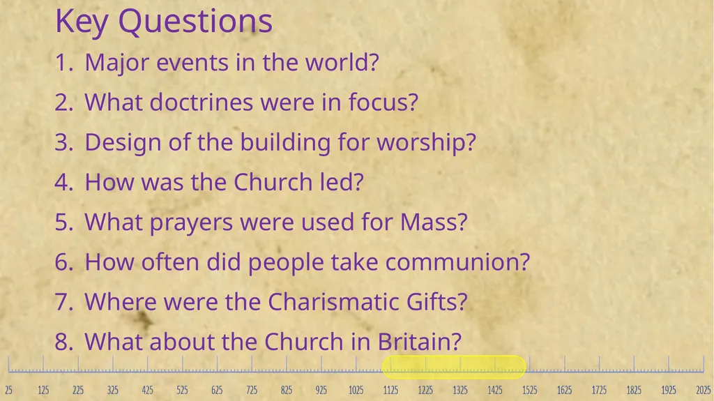 Church History A History of People and Ideas Key - slide 52 of 90