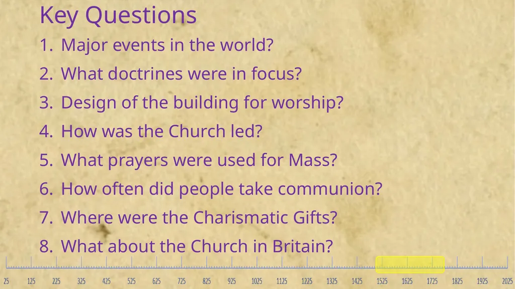 Church History A History of People and Ideas Key - slide 68 of 90