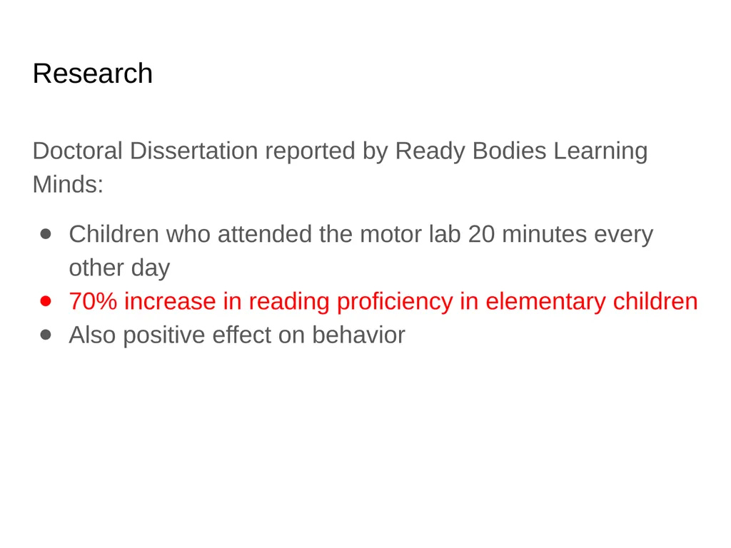 Welcome to the MOTOR LAB!!! Ready Bodies, Learning - slide 5 of 11