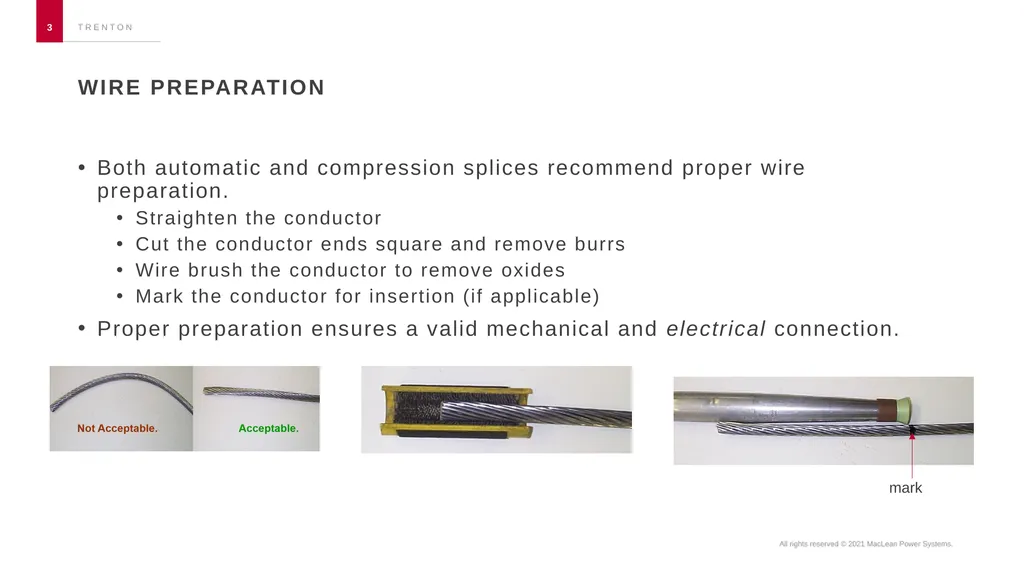 Automatic vs. compression splices Chad Nicolay - slide 3 of 13