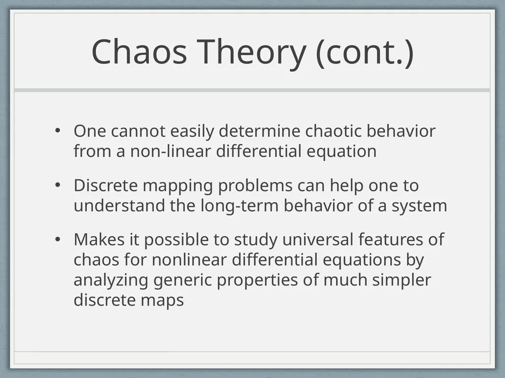 A View of the World Based on Science: Determinism - slide 25 of 32