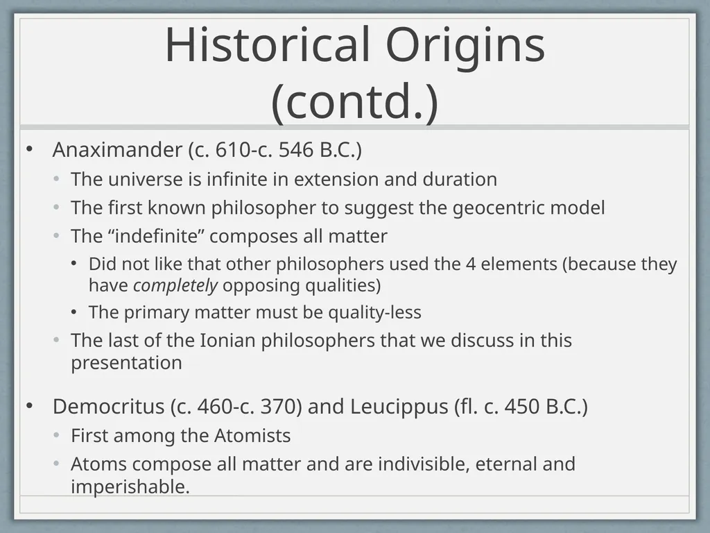 A View of the World Based on Science: Determinism - slide 5 of 32
