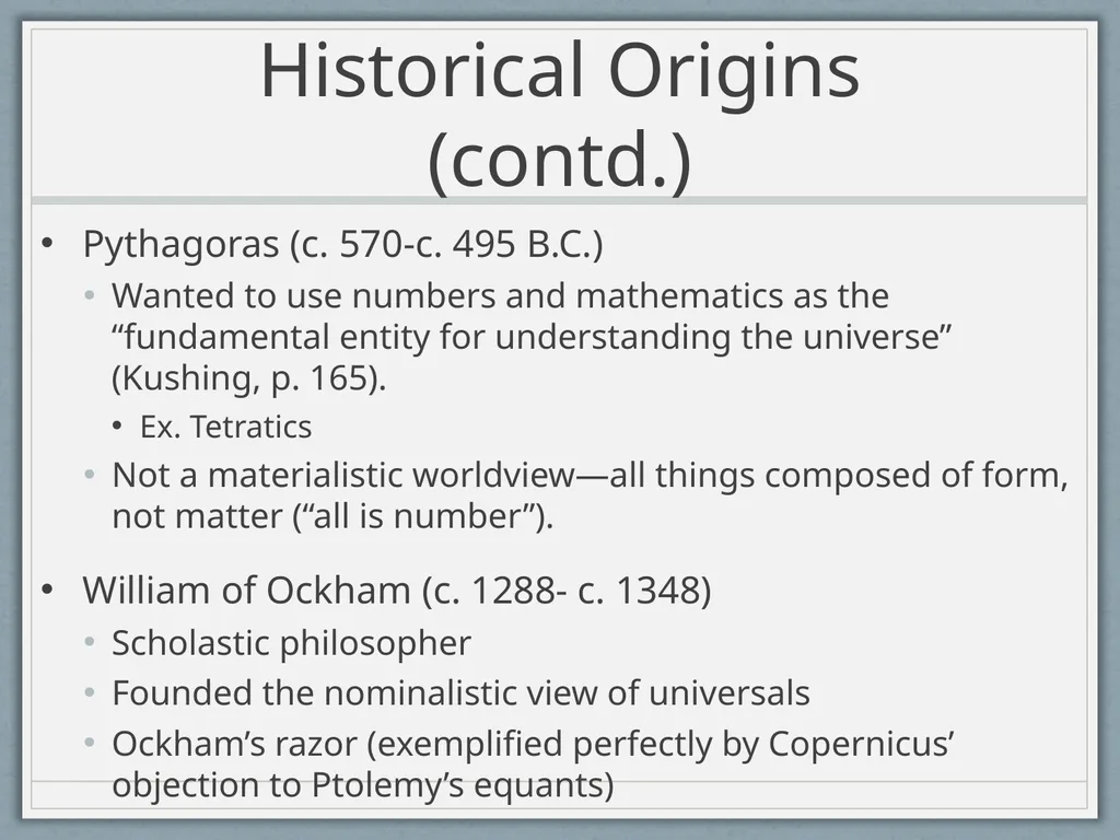 A View of the World Based on Science: Determinism - slide 6 of 32