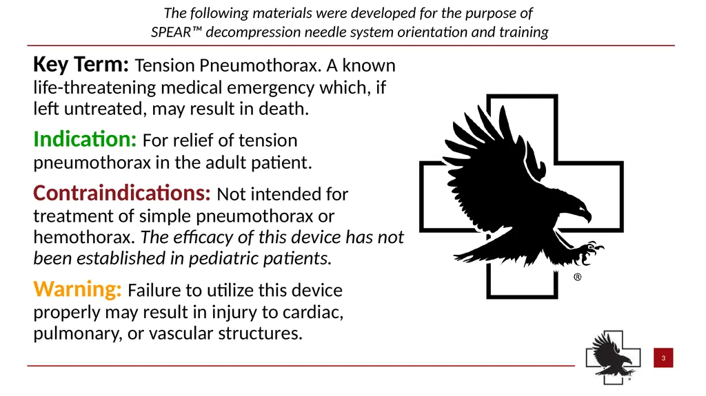 S P E A R™ decompression needle system Simplified - slide 3 of 36