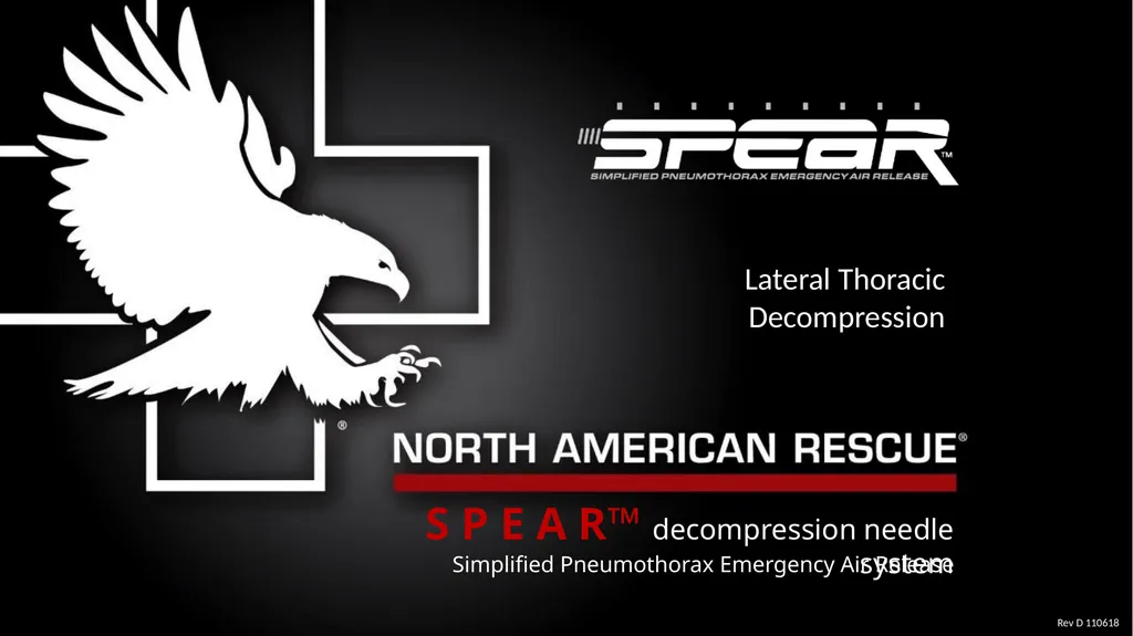 S P E A R™ decompression needle system Simplified - slide 1 of 36