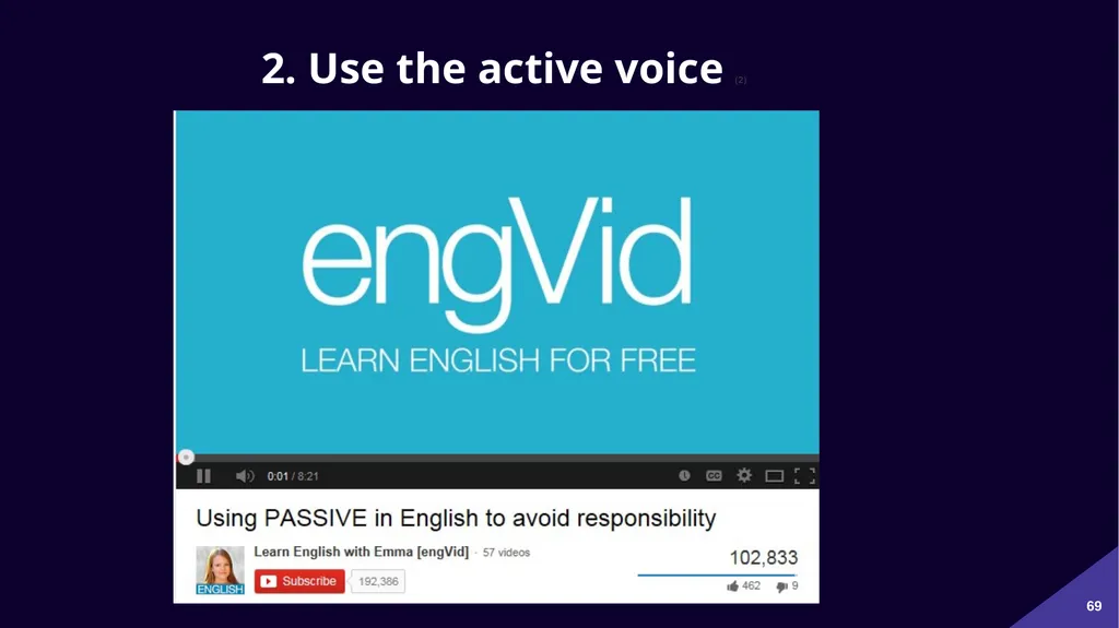 Plain Language: a clear voice for Canada Please - slide 69 of 109