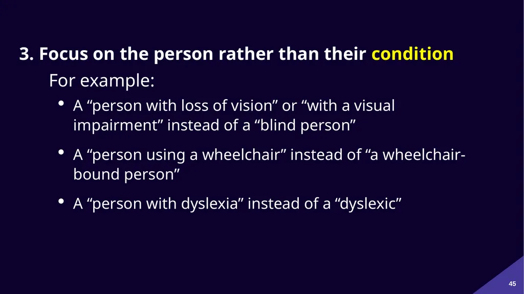 Plain Language: a clear voice for Canada Please - slide 45 of 109
