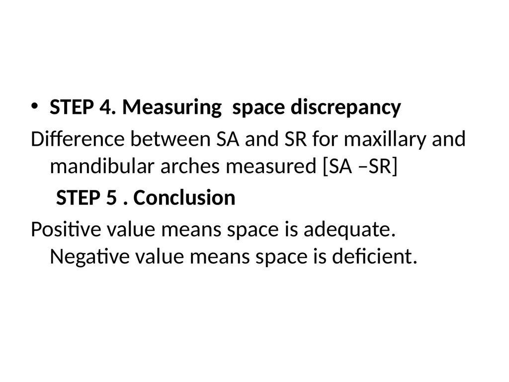 SPACE ANALYSIS Adequacy of space is the first - slide 5 of 16