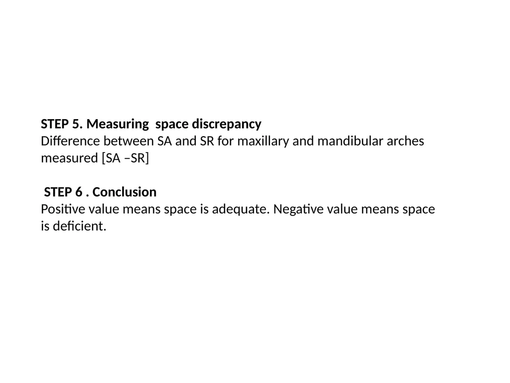 SPACE ANALYSIS Adequacy of space is the first - slide 13 of 16