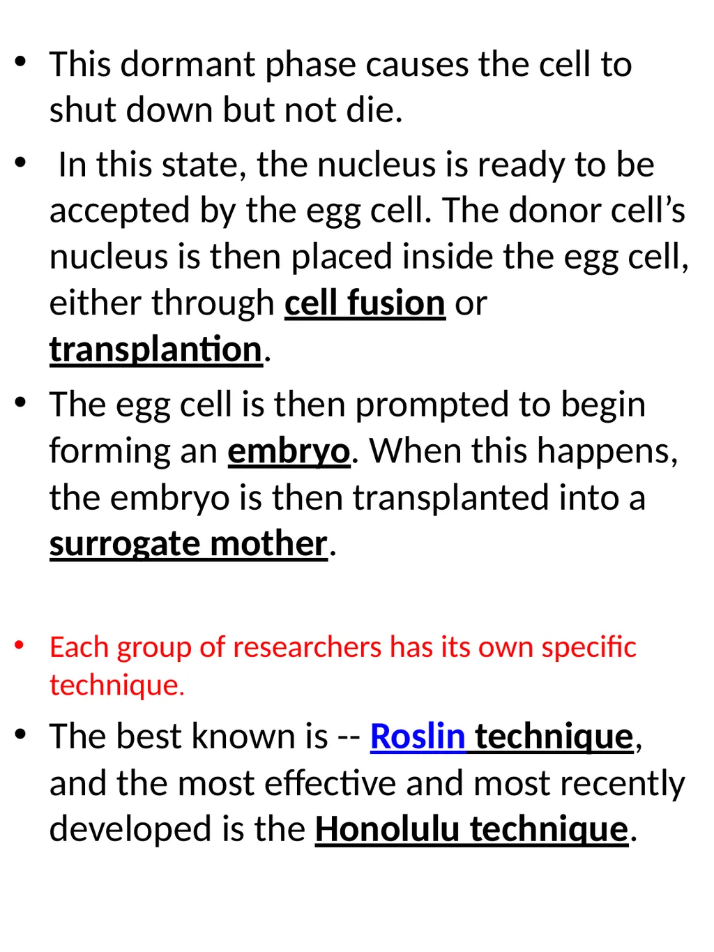 Somatic cell Nuclear Transfer In genetics and - slide 3 of 17